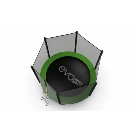 Батут с внешней сеткой и лестницей EVO JUMP External 8ft (Green) - Фото 3