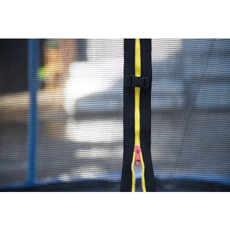 Батут JUNHOP 10 Комплект с защитной сетью и лестницей зеленый - Фото 11