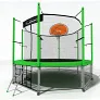 Батут i-Jump Basket 8ft green - Фото 4