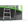Батут с внутренней сеткой и лестницей EVO JUMP Cosmo 16ft (Green)+ нижняя сеть - Фото 5