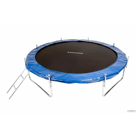 Батут складной GetActive Jump 10FT Outside синий с нижней сеткой и чехлом - Фото 4