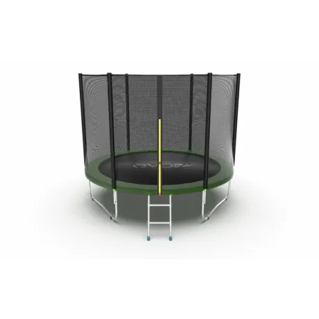 Батут с внешней сеткой и лестницей EVO JUMP External 10ft (Green) - Фото 2