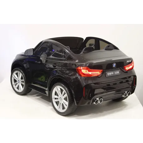 Электромобиль RiverToys BMW-X6-M-JJ2168 (черный глянцевый) - Фото 5