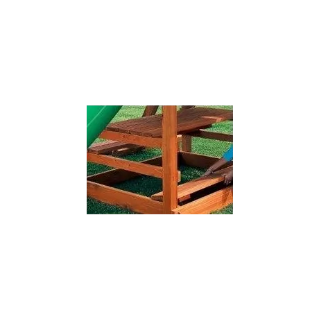 Игровая площадка Woodplay Playhouse с тентованной крышей - Фото 4