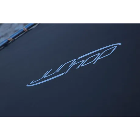 Батут JUNHOP 10 Комплект с защитной сетью и лестницей зеленый - Фото 9