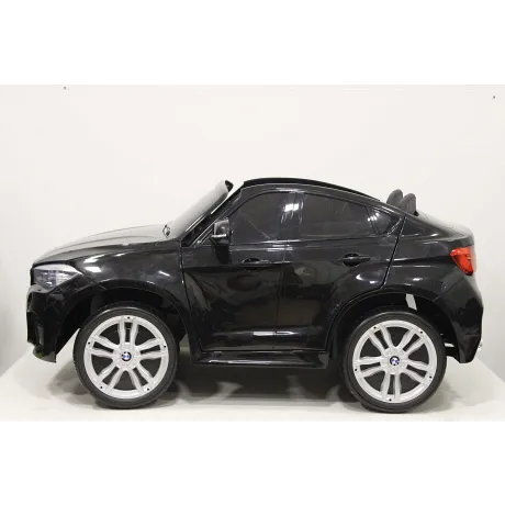 Электромобиль RiverToys BMW-X6-M-JJ2168 (черный глянцевый) - Фото 4
