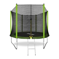 Батут с внешней сеткой и лестницей ARLAND 10FT (Light Green)