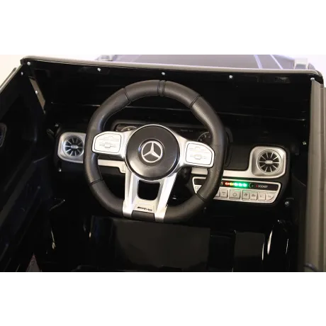 Электромобиль RiverToys Mercedes-Benz G63 T999TT (черный) - Фото 8