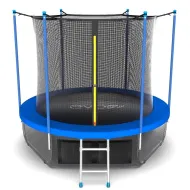 Большой батут EVO JUMP Internal 12ft (Sky) с внутренней сеткой + нижняя сеть