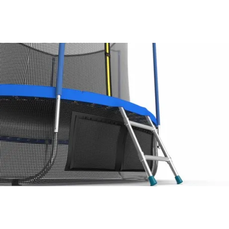 Батут с внутренней сеткой EVO JUMP Internal 8ft (Sky) + нижняя сеть - Фото 4