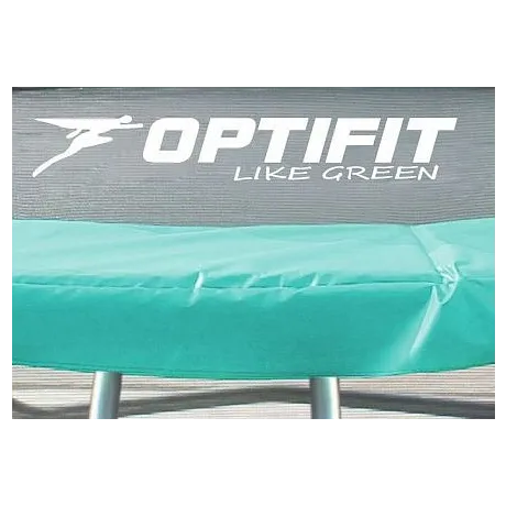 Батут Optifit Like Green 12ft с зеленой крышей - Фото 2