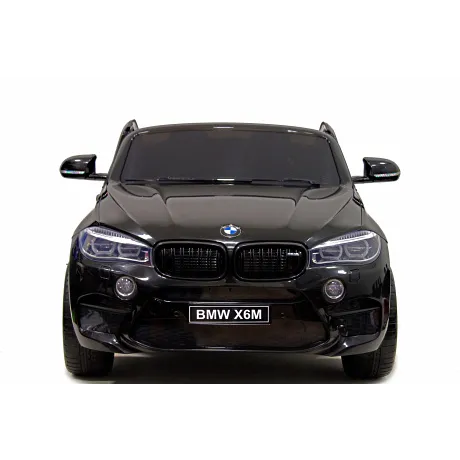 Электромобиль RiverToys BMW-X6-M-JJ2168 (черный глянцевый) - Фото 2