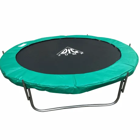 Батут DFC JUMP 14 ft складной, с сеткой green - Фото 7