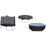 Батут GetActive Jump 10FT Outside черный с нижней сеткой и чехлом - Фото 2