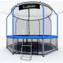 Батут I-JUMP ELEGANT 14FT Blue - Фото 4