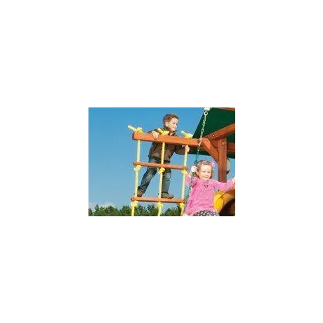 Игровая площадка Woodplay Playhouse с тентованной крышей - Фото 13