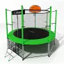 Батут i-Jump Basket 10ft green - Фото 5