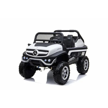 Электромобиль RiverToys Mercedes-Benz Unimog Concept P555BP 4WD (белый) - Фото 2