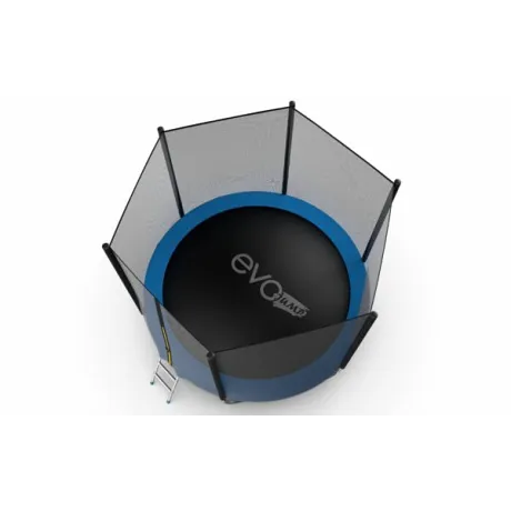 Батут с внешней сеткой и лестницей EVO JUMP External 10ft (Blue) + нижняя сеть - Фото 3